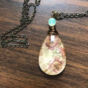 MOVING SALE! ❤️ Handcrafted- droplet stone